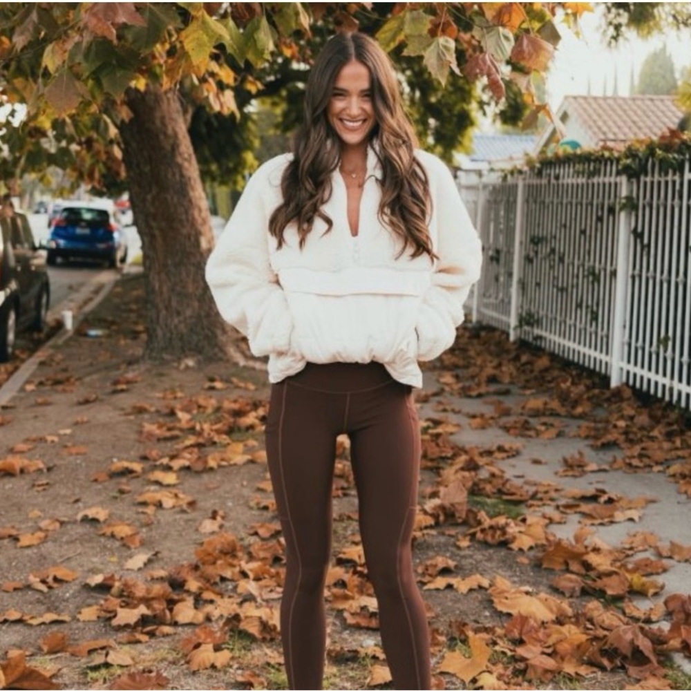 Fabletics Sherpa Pull Over Jacket - image 1